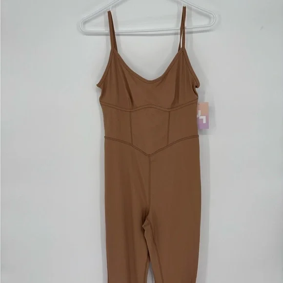JoyLab Flare Jumpsuit Latte